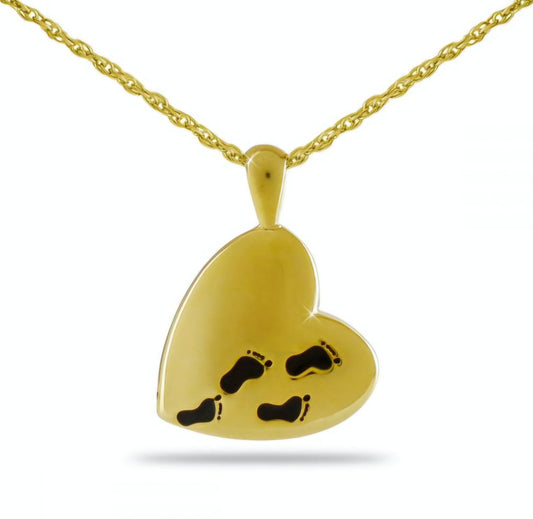 Life's Journey Gold Steel Keepsake