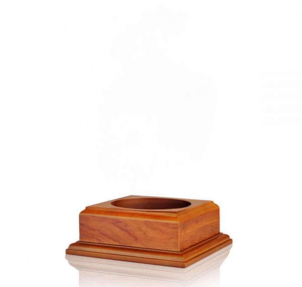 Yellow Floral Adult Brass Urn